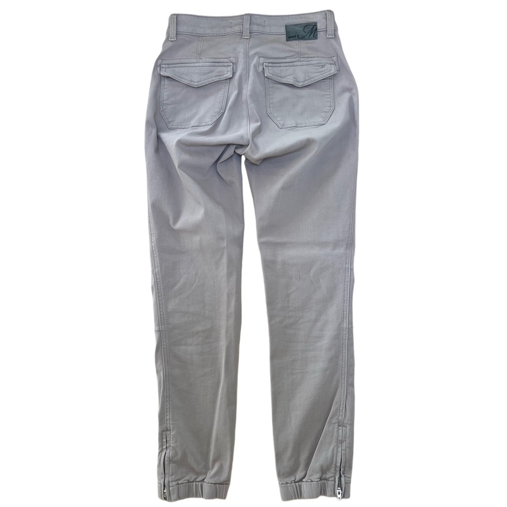 Mavi Ivy Slim Cargo Mid Rise Pant, Mushroom Beige - Size 24 - Picture 6 of 8